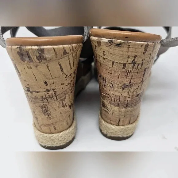 Maurices Women's Taupe Jaden Strappy Wedge Sandal Size 8 - Picture 2 of 12